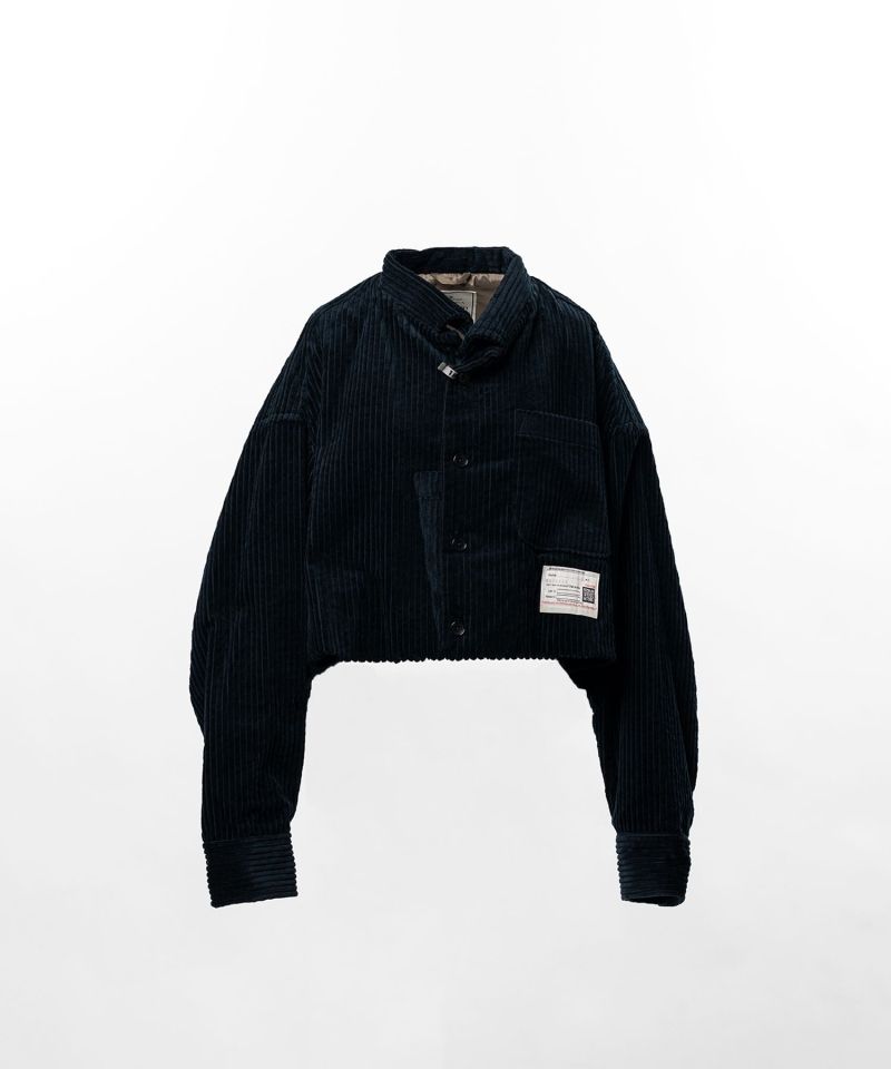 Roll-up Hem Corduroy Shirt