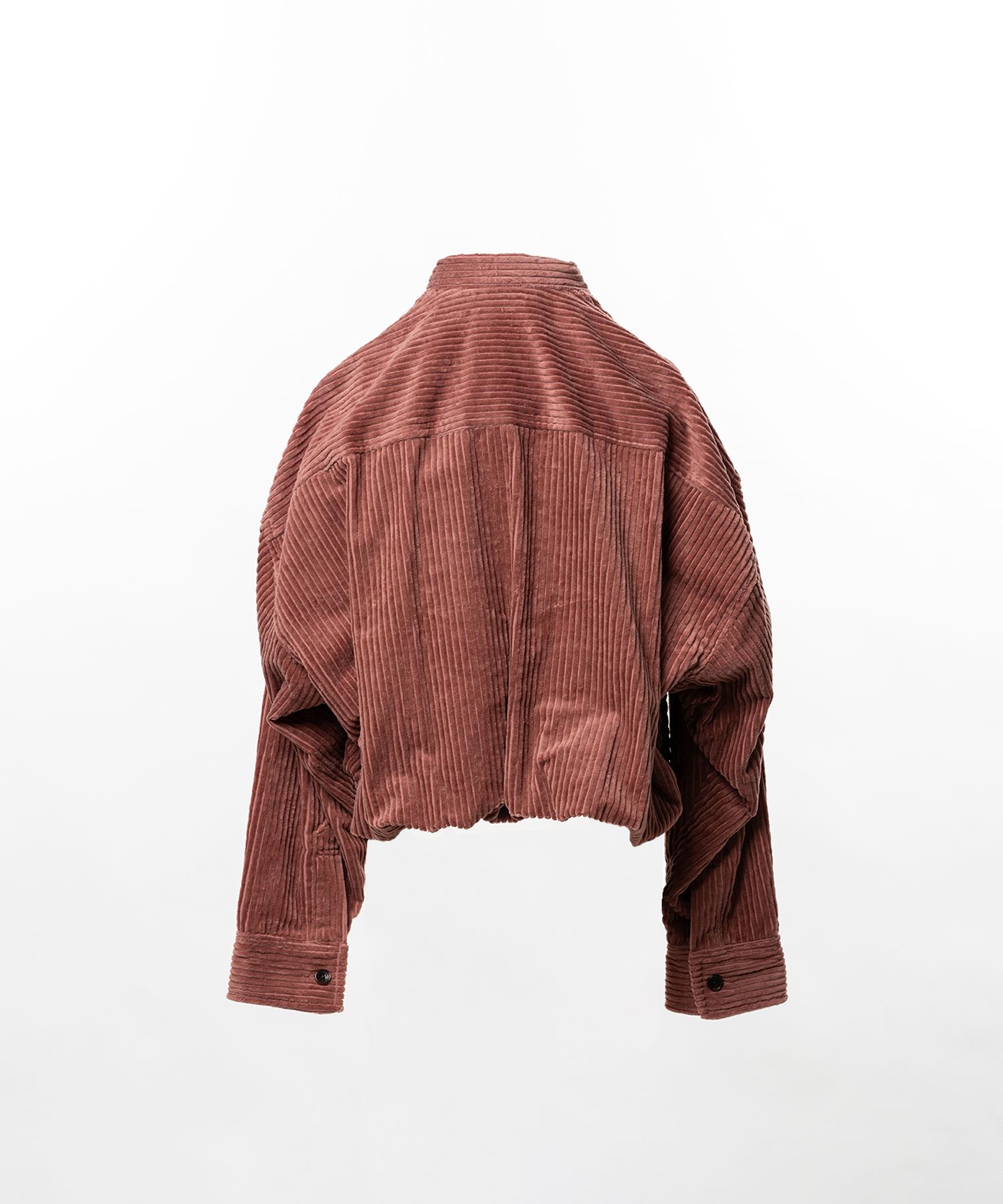 Roll-up Hem Corduroy Shirt