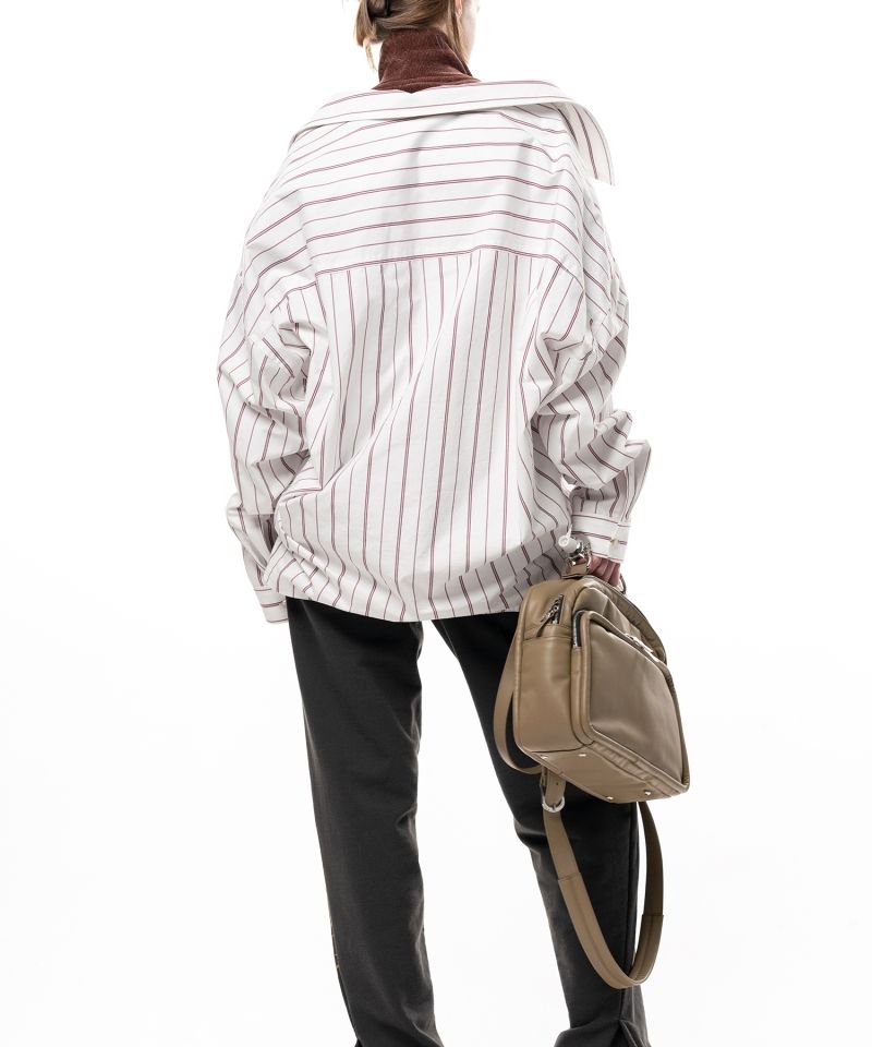 Shifted Layer Stripe Shirt