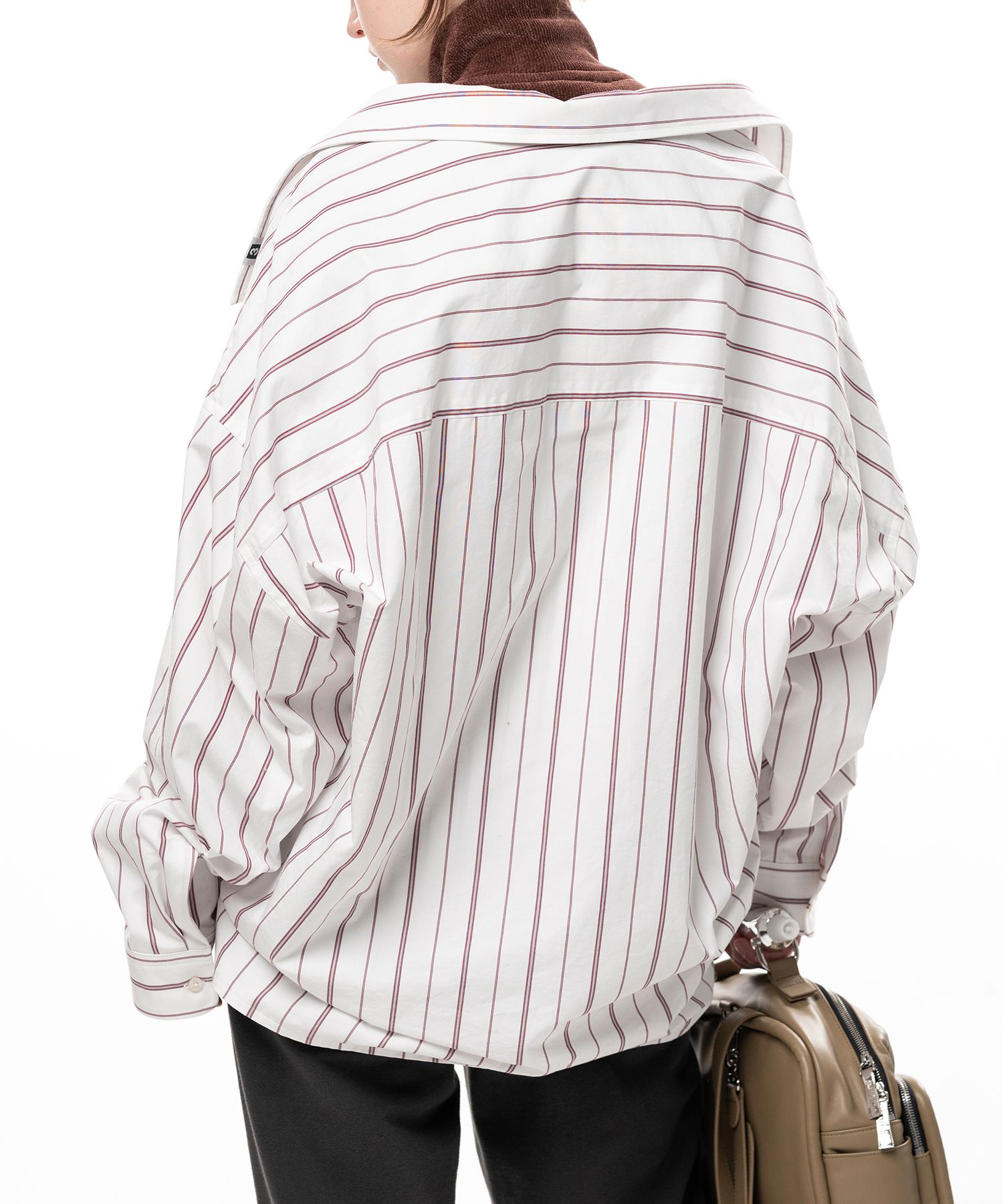 Shifted Layer Stripe Shirt
