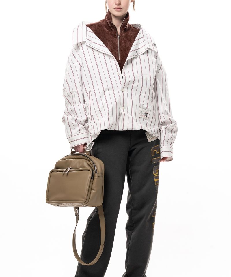 Shifted Layer Stripe Shirt