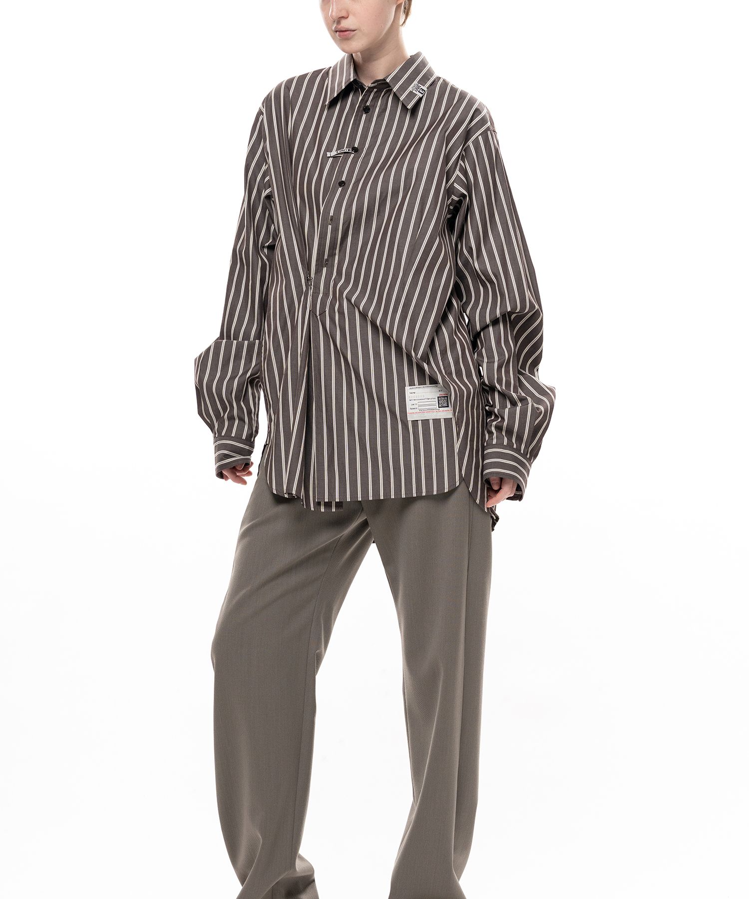 Switch Front Stripe Shirt