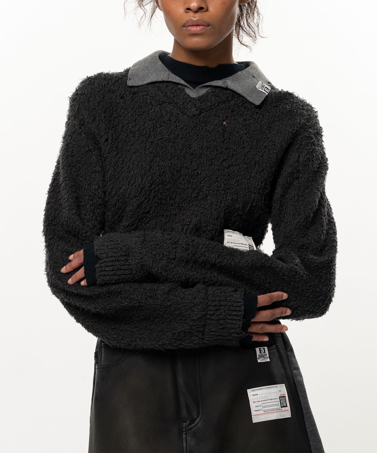 Triple Layered Knit Sweater