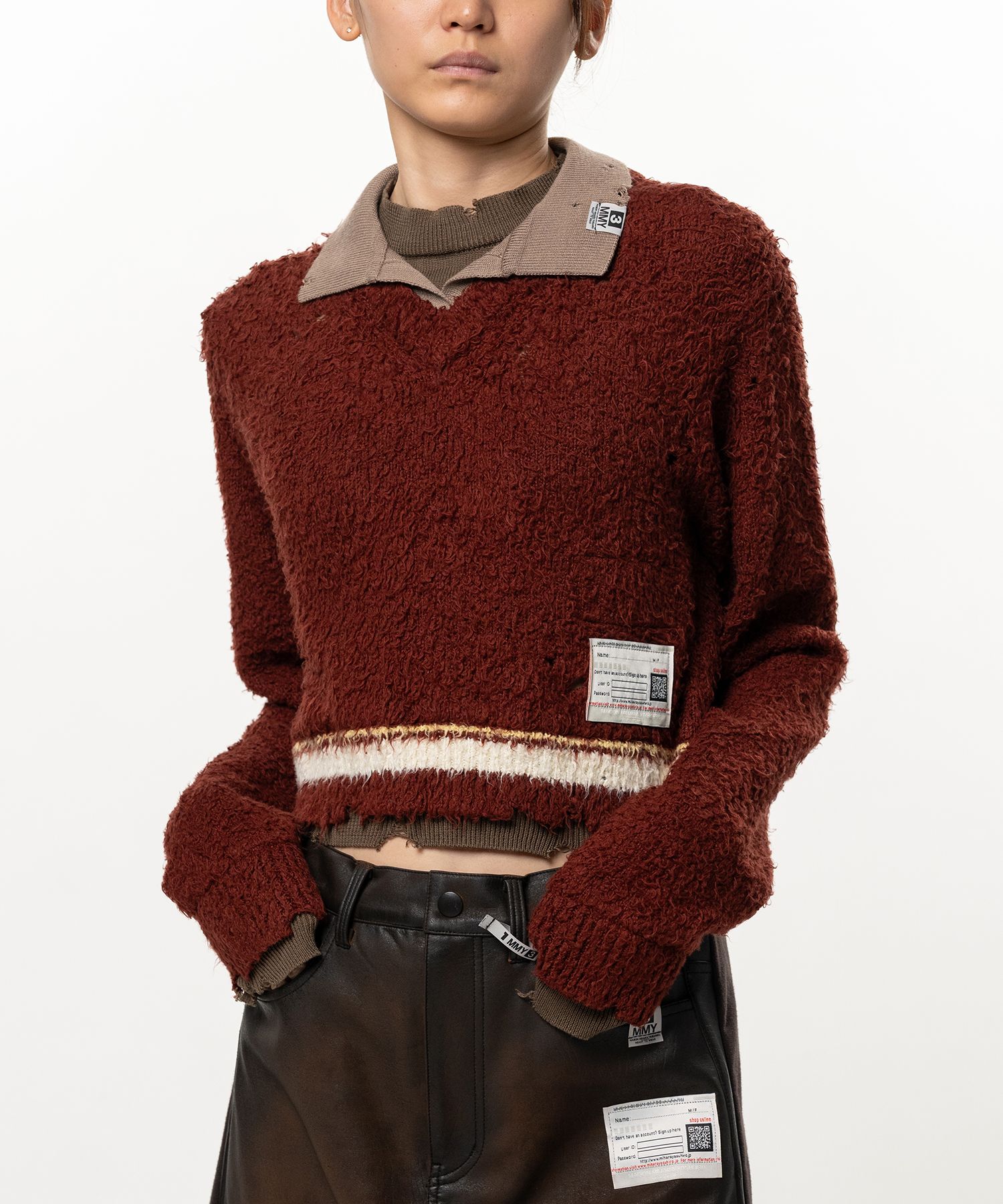 Triple Layered Knit Sweater