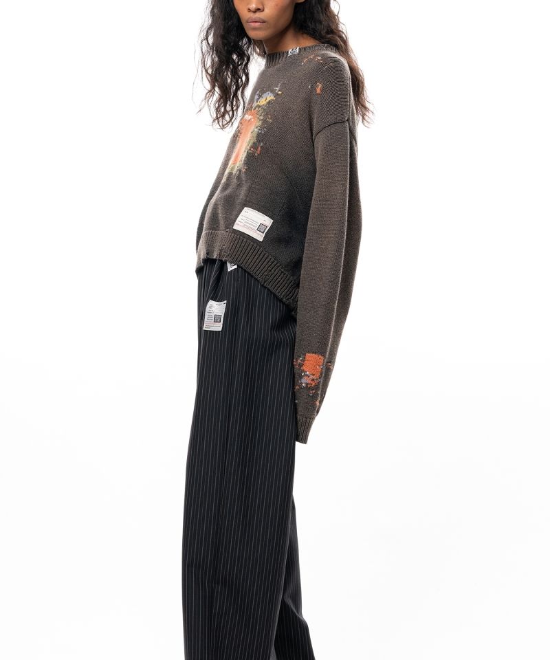 Apple Jacquard Knit Sweater