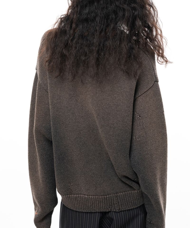 Apple Jacquard Knit Sweater