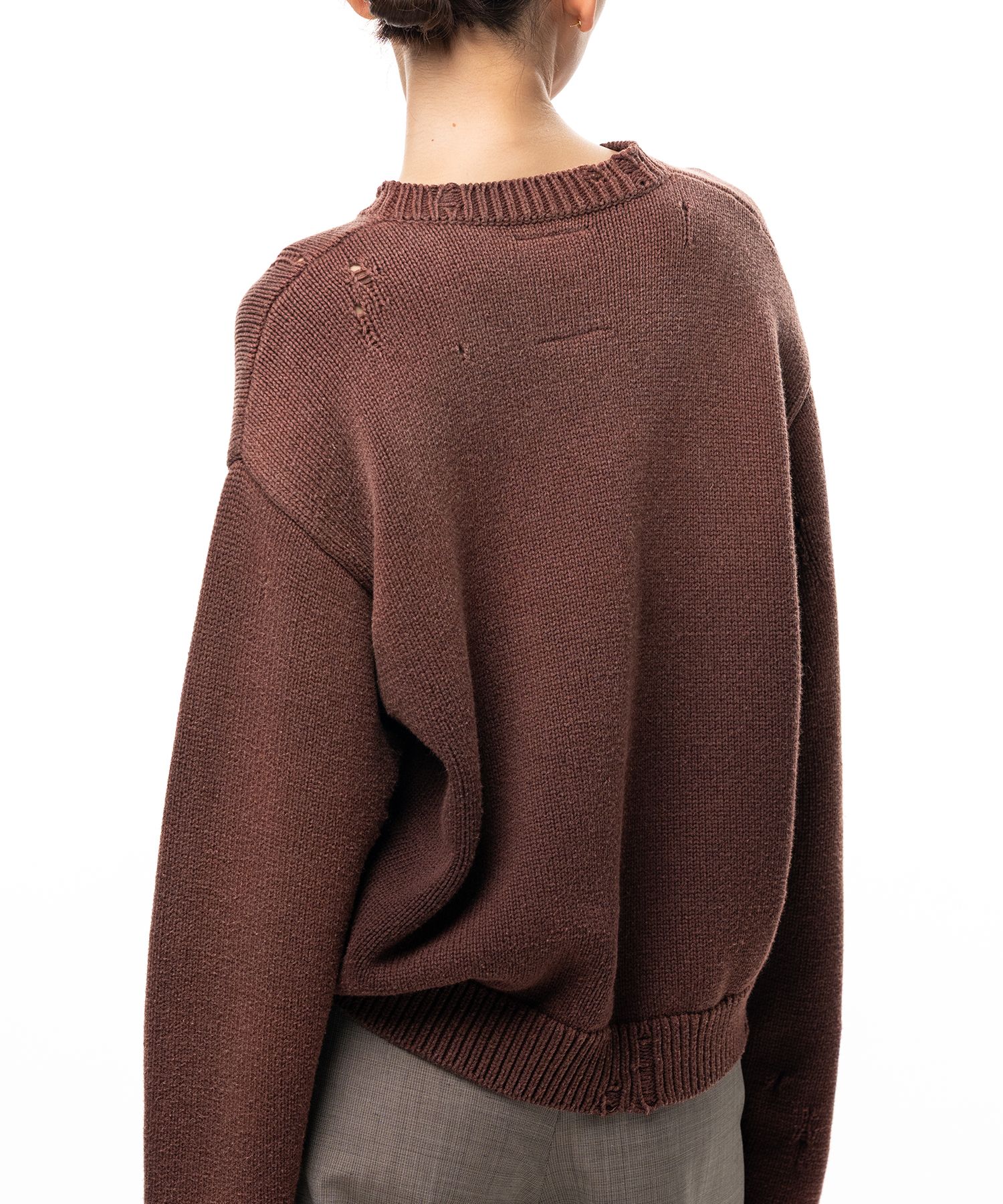 Apple Jacquard Knit Sweater