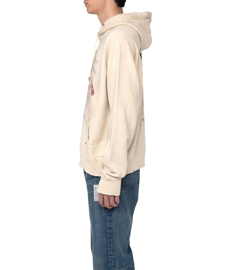 Mendrill X GS. Distressed Hoodie