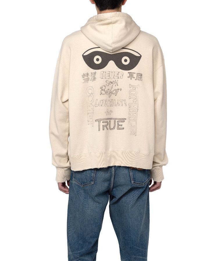 Mendrill X GS. Distressed Hoodie