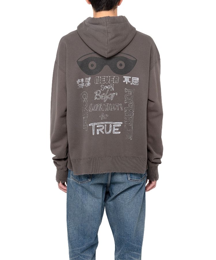 Mendrill X GS. Distressed Hoodie