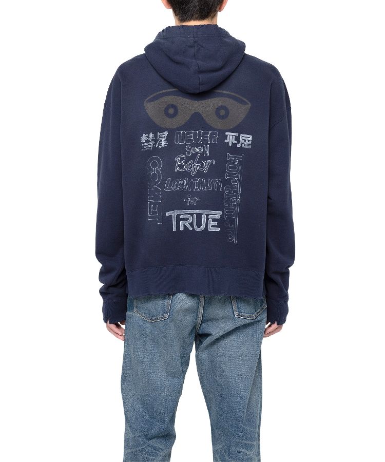 Mendrill X GS. Distressed Hoodie