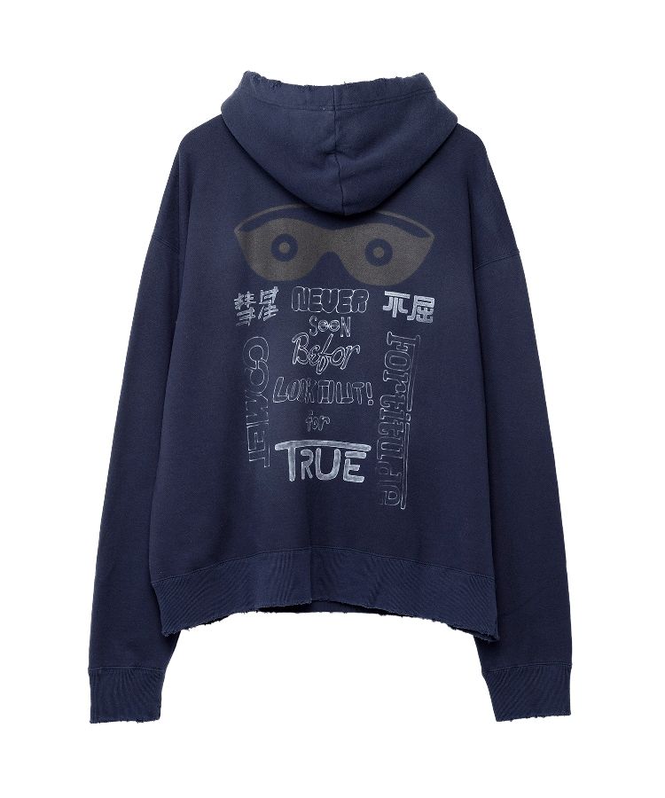 Mendrill X GS. Distressed Hoodie