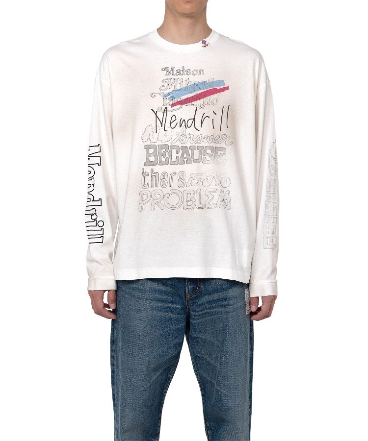 Mendrill X GS. Distressed L/S Tee