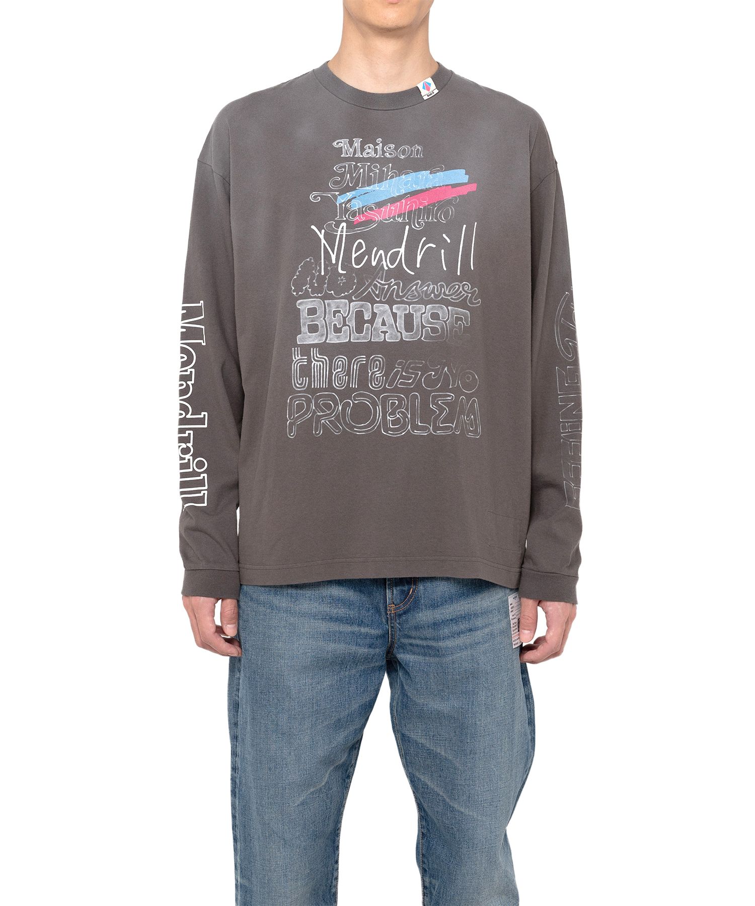 Mendrill X GS. Distressed L/S Tee