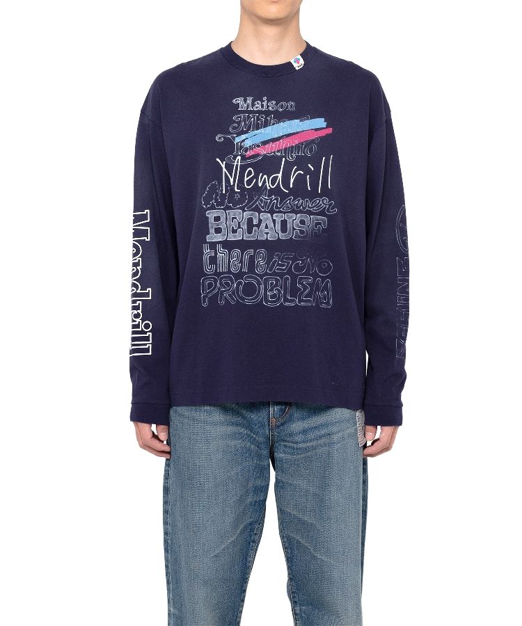 Mendrill X GS. Distressed L/S Tee