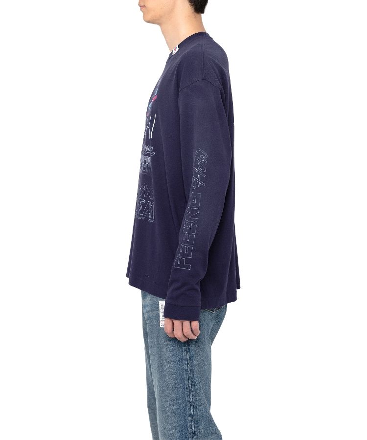 Mendrill X GS. Distressed L/S Tee