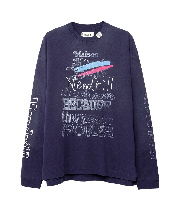 Mendrill X GS. Distressed L/S Tee