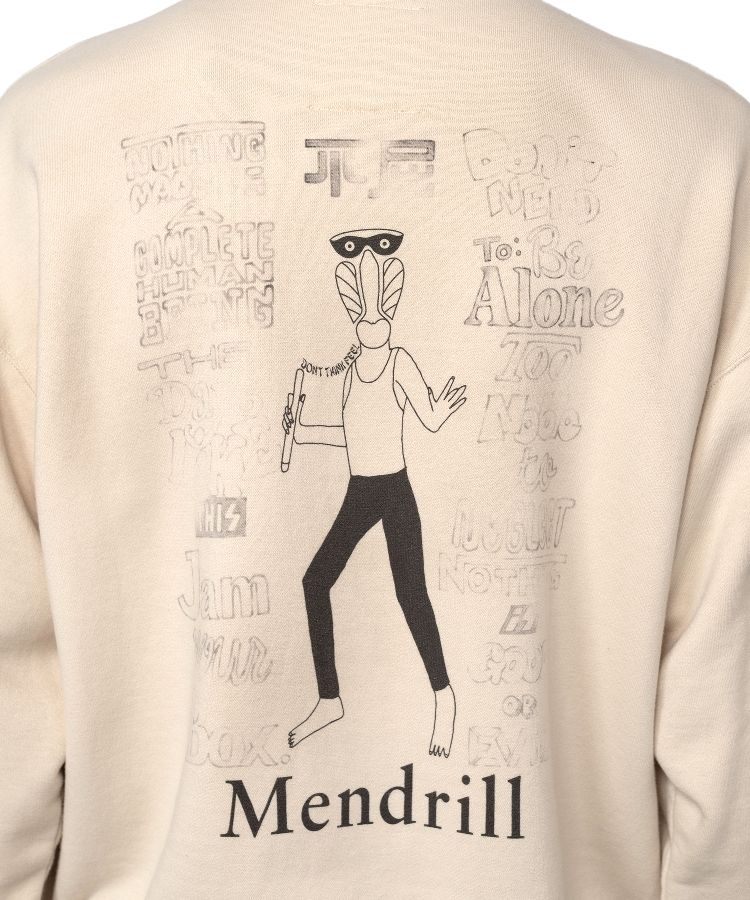 Mendrill X GS. Distressed Pullover Sweatshirt