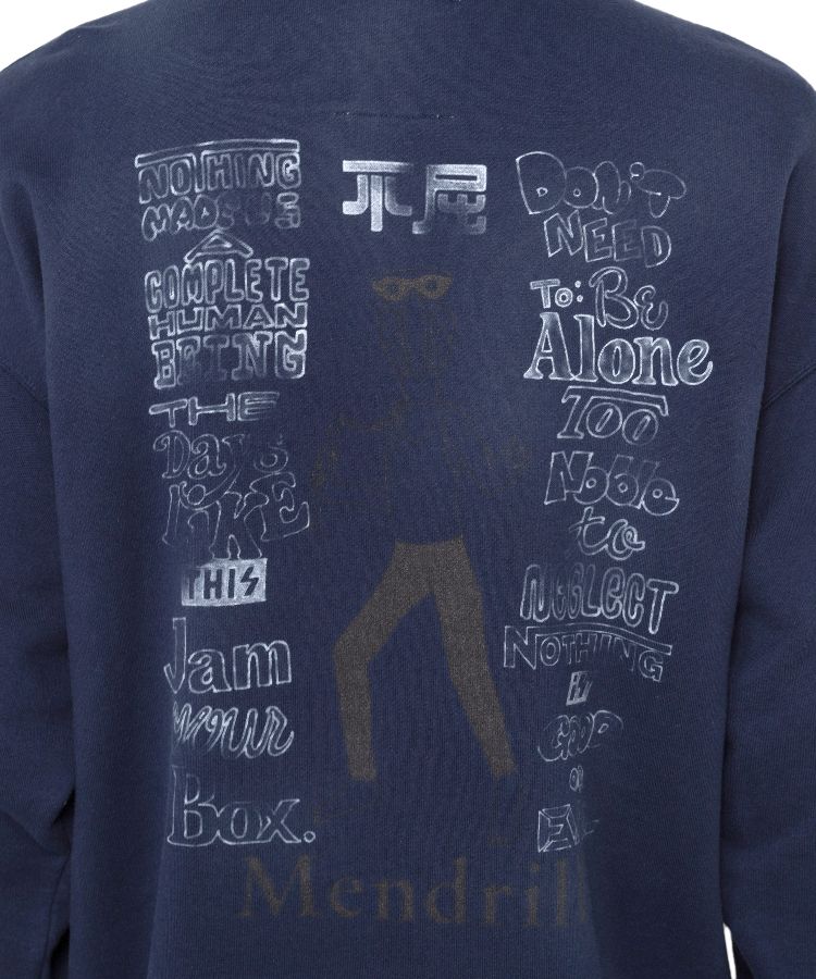 Mendrill X GS. Distressed Pullover Sweatshirt