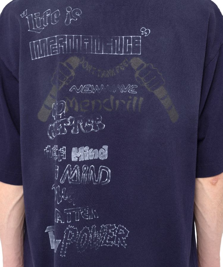 Mendrill X GS. Distressed Tee