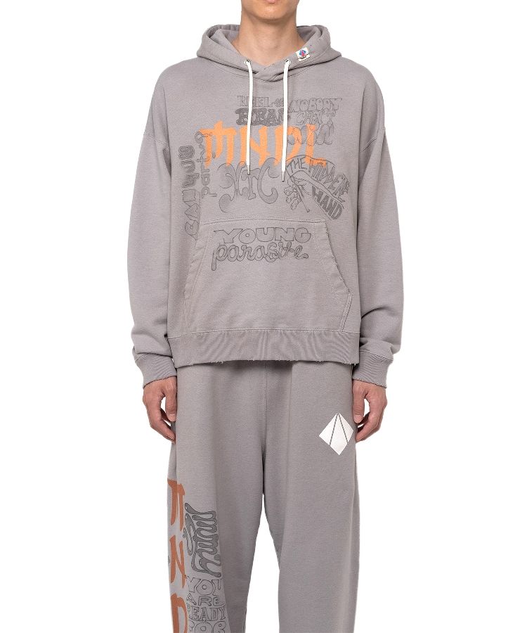 Mendrill X GS. Distressed Hoodie