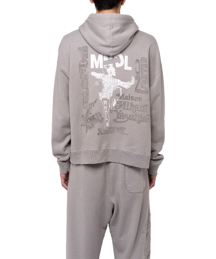 Mendrill X GS. Distressed Hoodie