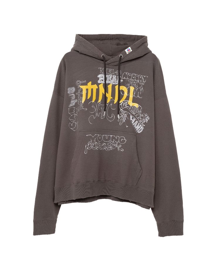 Mendrill X GS. Distressed Hoodie