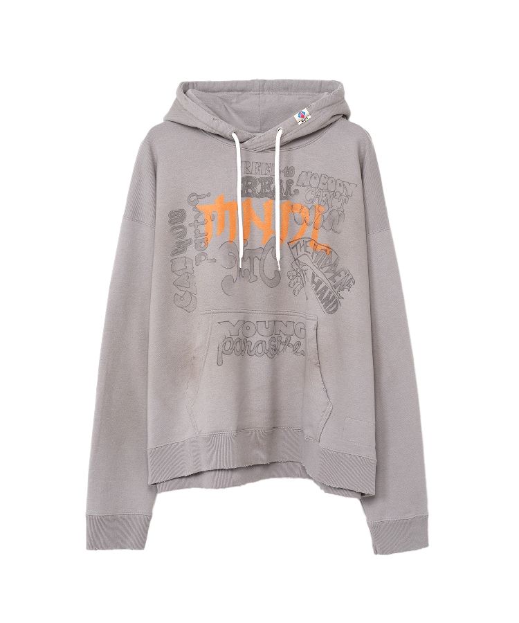 Mendrill X GS. Distressed Hoodie