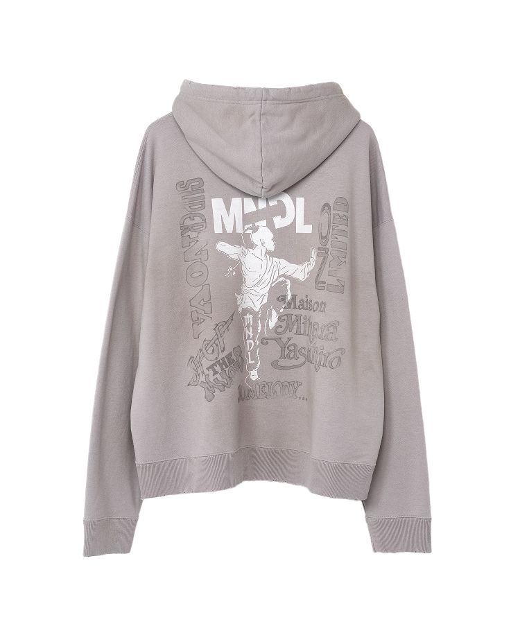 Mendrill X GS. Distressed Hoodie