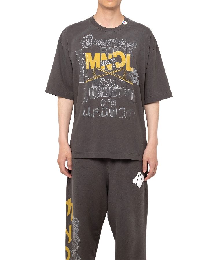 Mendrill X GS. Distressed T-shirt