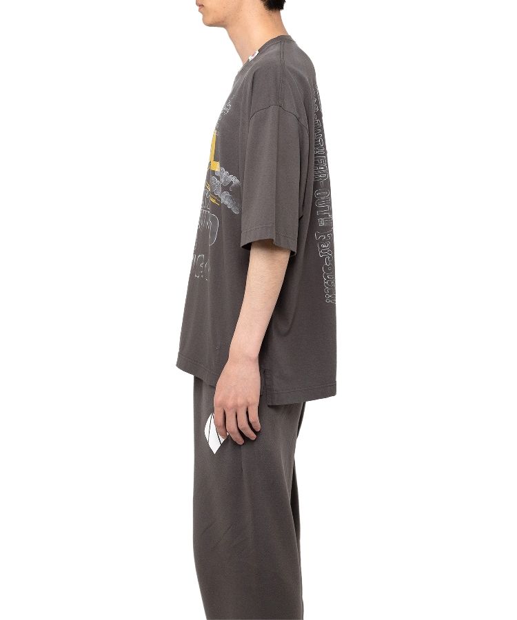 Mendrill X GS. Distressed T-shirt