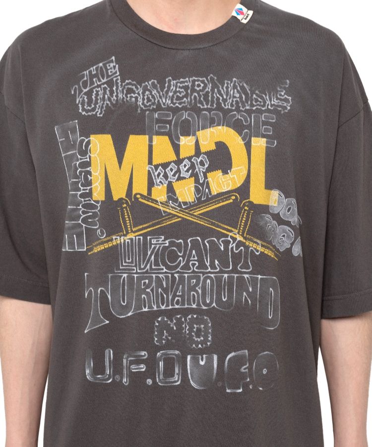 Mendrill X GS. Distressed T-shirt