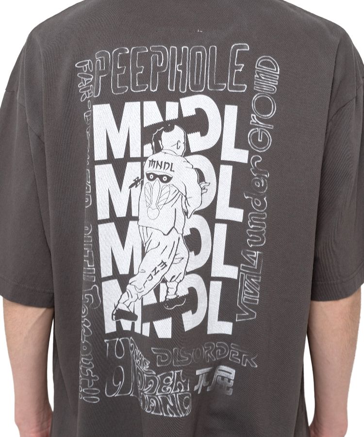 Mendrill X GS. Distressed T-shirt