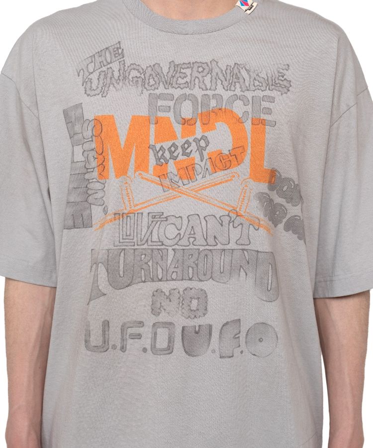 Mendrill X GS. Distressed T-shirt