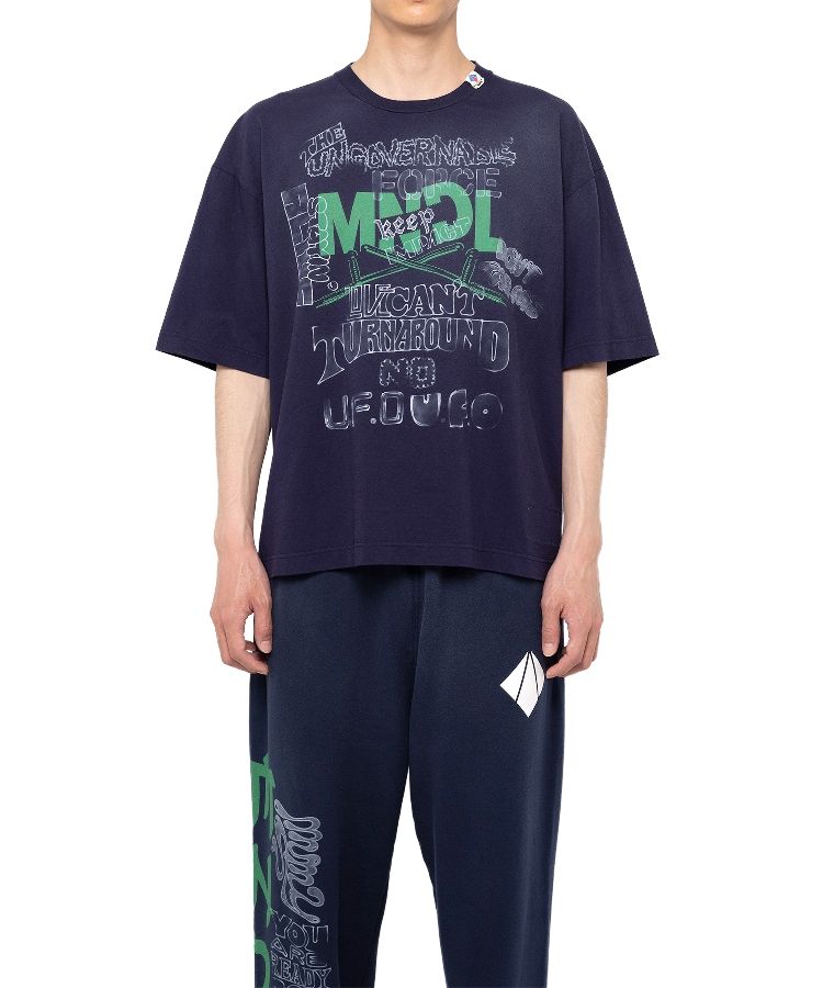 Mendrill X GS. Distressed T-shirt