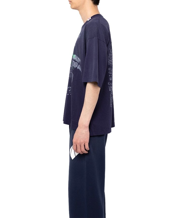 Mendrill X GS. Distressed T-shirt