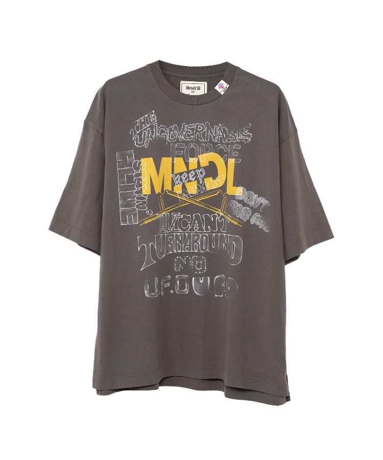 Mendrill X GS. Distressed T-shirt