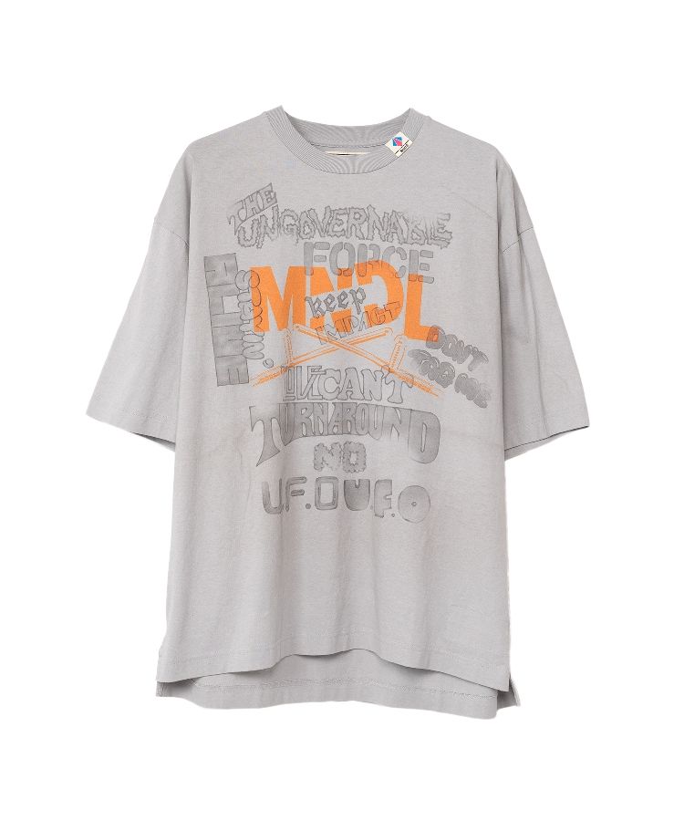 Mendrill X GS. Distressed T-shirt