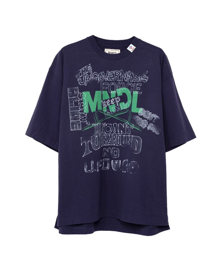 Mendrill X GS. Distressed T-shirt
