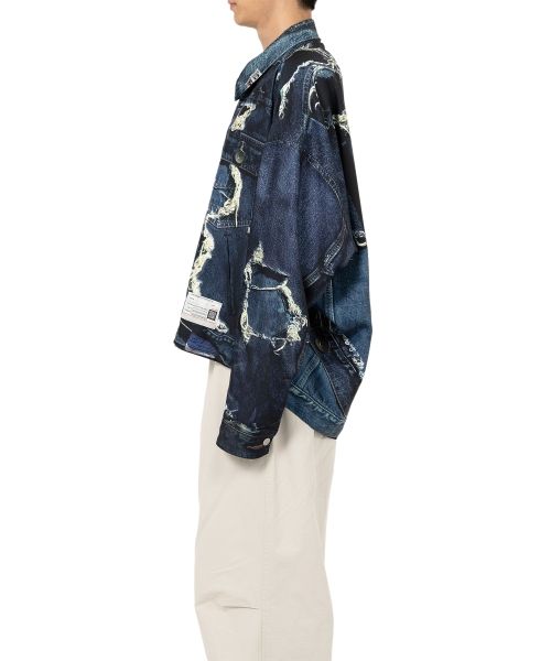 "T.A.T.A x MMY" Trompe-l'oeil Archive Printed Jacket