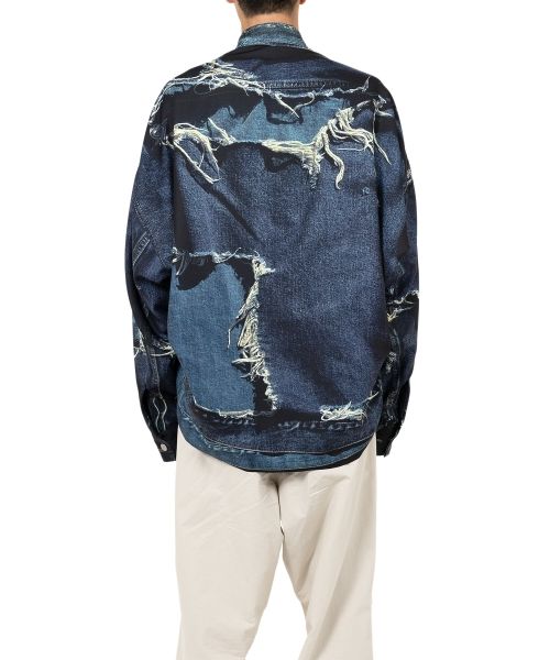 "T.A.T.A x MMY" Trompe-l'oeil Archive Printed Jacket