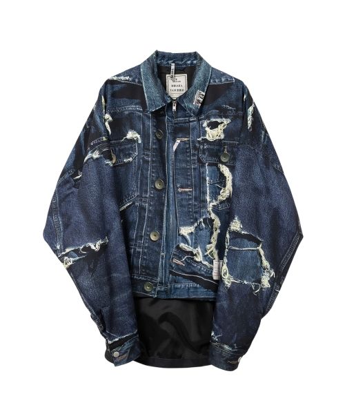"T.A.T.A x MMY" Trompe-l'oeil Archive Printed Jacket