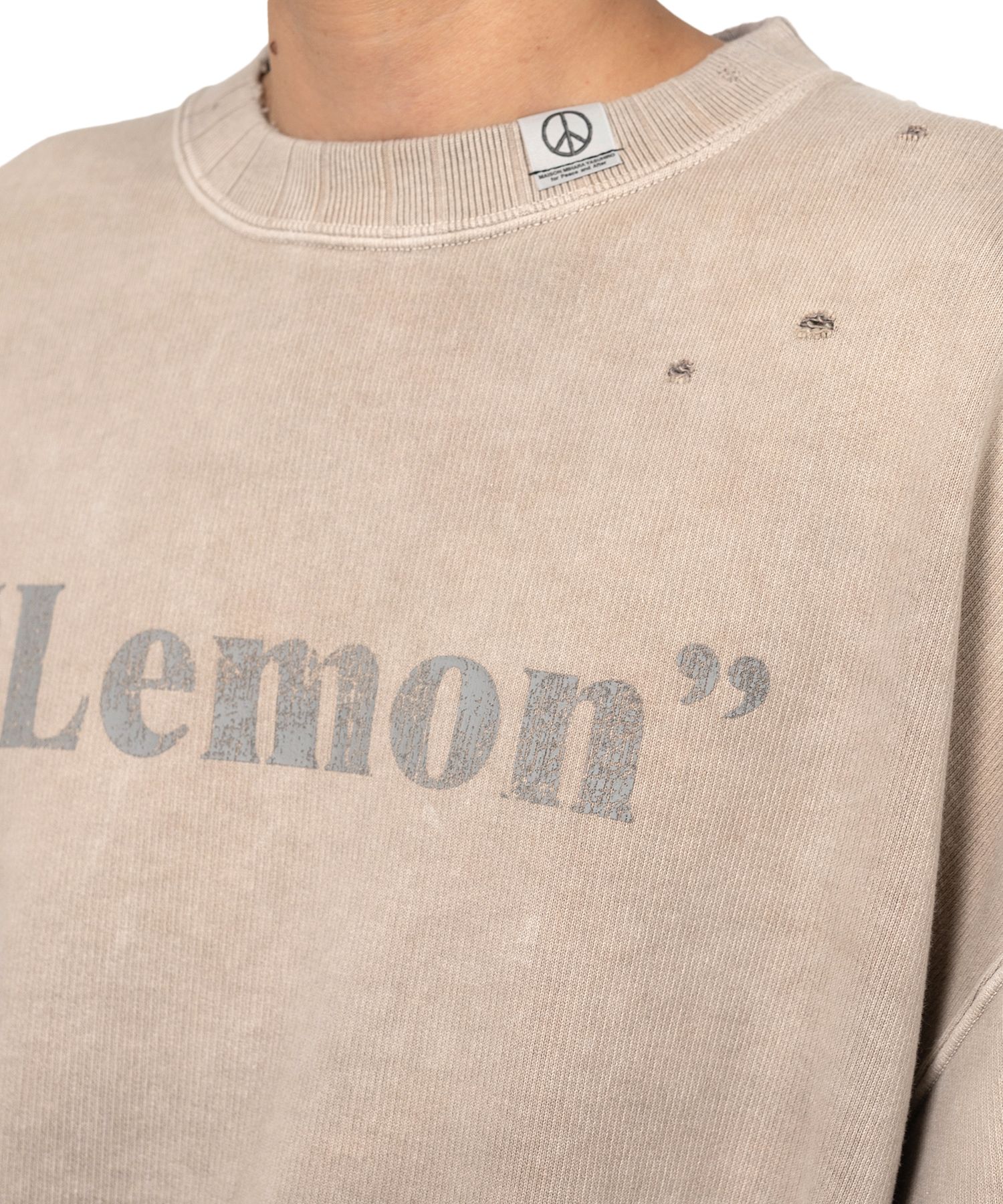 "Peace and After x MMY" Lemon Pullover Sweatshirt