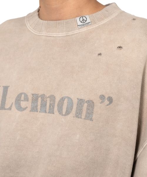 "Peace and After x MMY" Lemon Pullover Sweatshirt