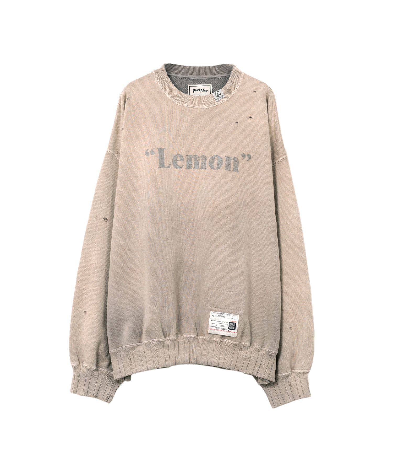 "Peace and After x MMY" Lemon Pullover Sweatshirt