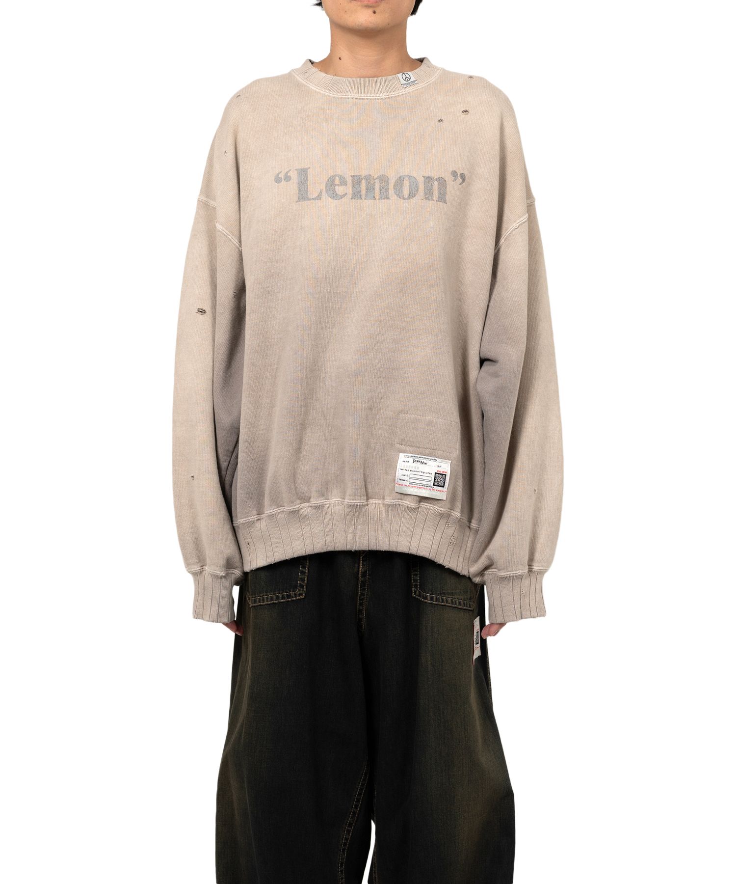 "Peace and After x MMY" Lemon Pullover Sweatshirt