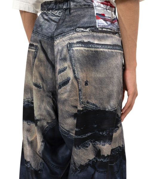 "T.A.T.A x MMY" Trompe-l'oeil Archive Printed Pants