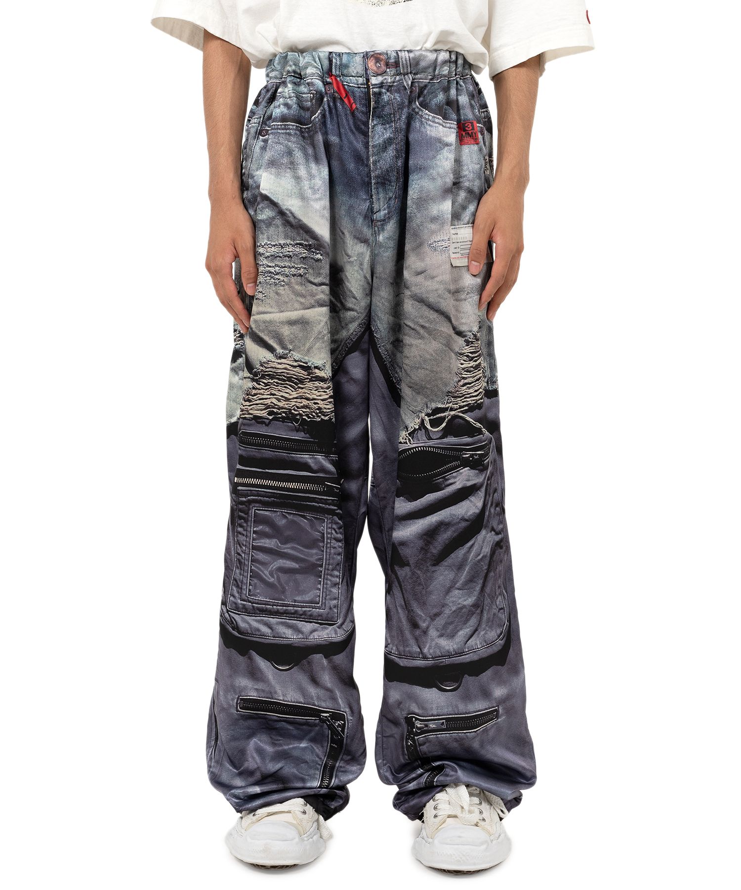 "T.A.T.A x MMY" Trompe-l'oeil Archive Printed Pants