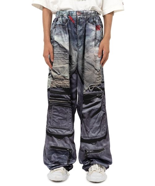 "T.A.T.A x MMY" Trompe-l'oeil Archive Printed Pants