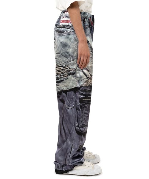 "T.A.T.A x MMY" Trompe-l'oeil Archive Printed Pants